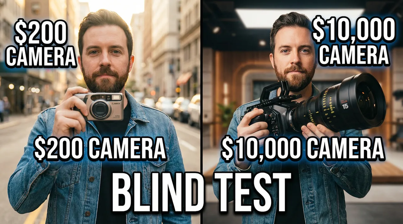 $200 Camera vs $10,000 Camera — Blind Test