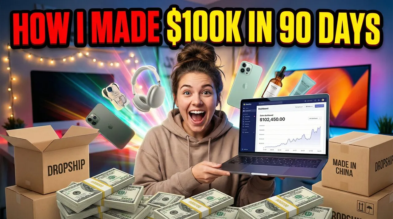 How I Made $100K Dropshipping in 90 Days