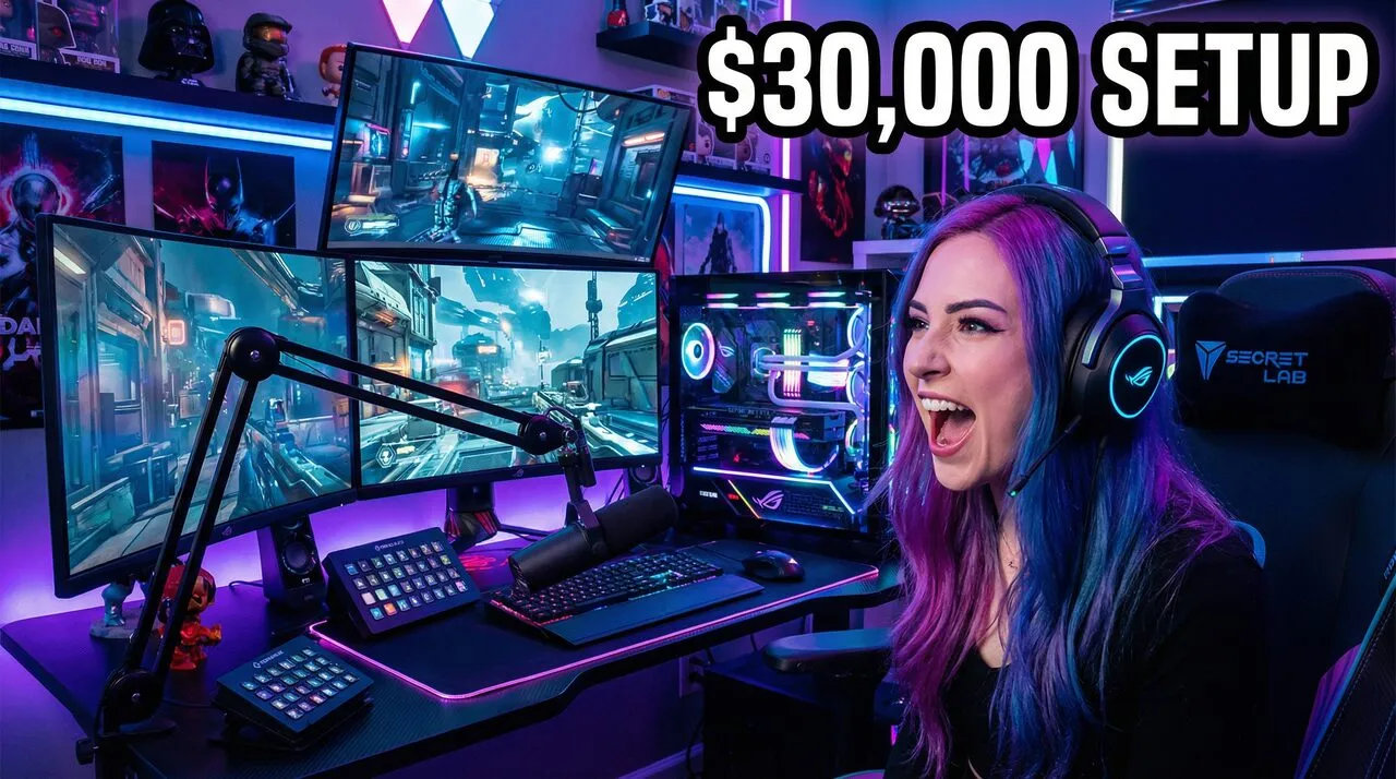 The $30,000 Gaming Setup Tour