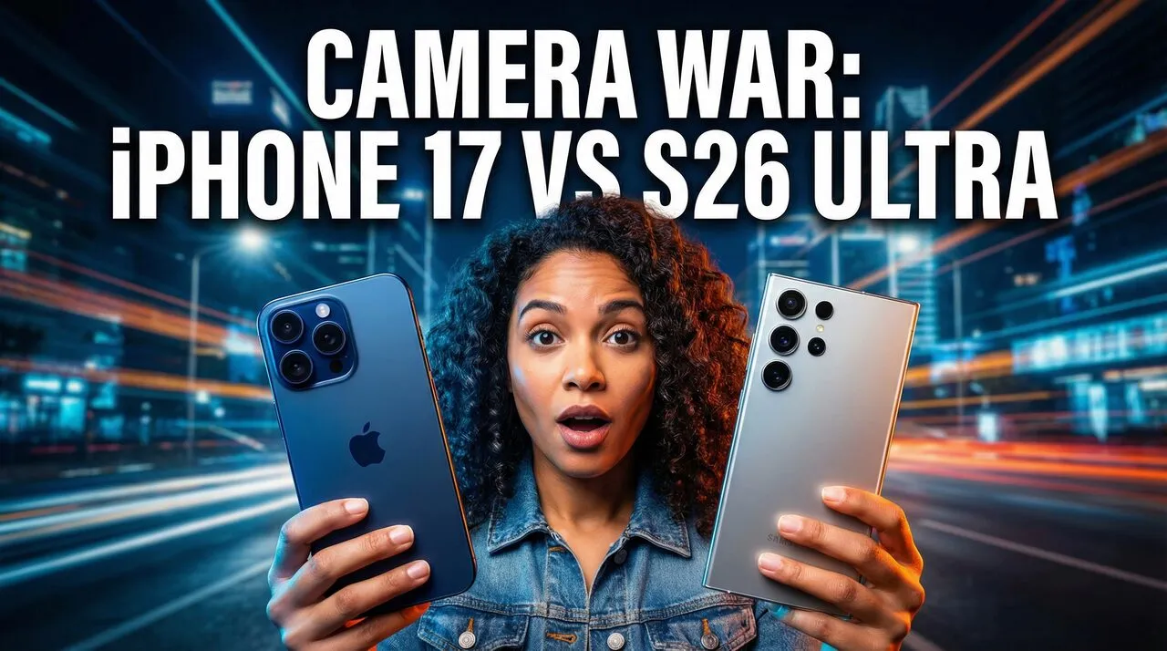 iPhone 17 vs Samsung S26 — Camera Test You Won't Believe