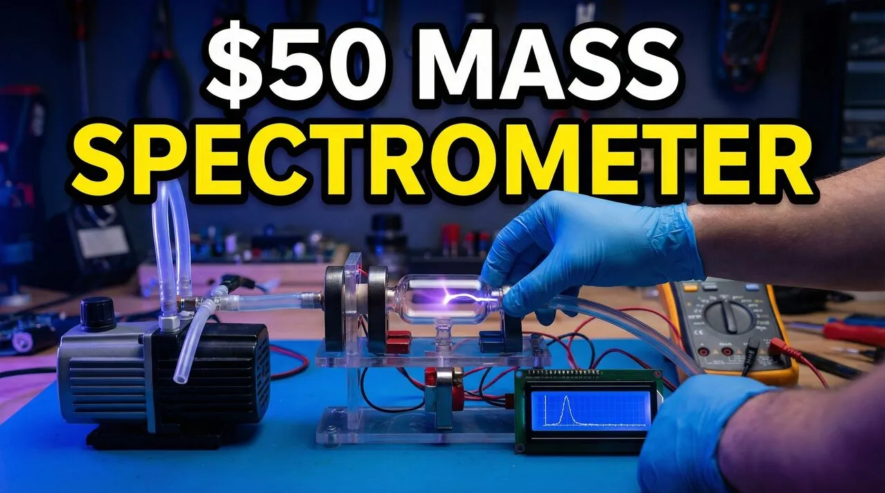 I Built a Mass Spectrometer with $50 in Parts