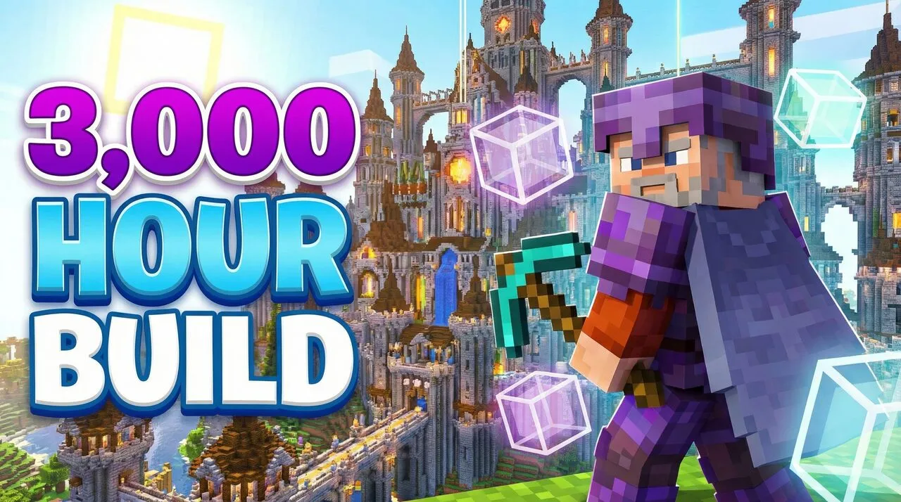 This Minecraft Build Took 3,000 Hours