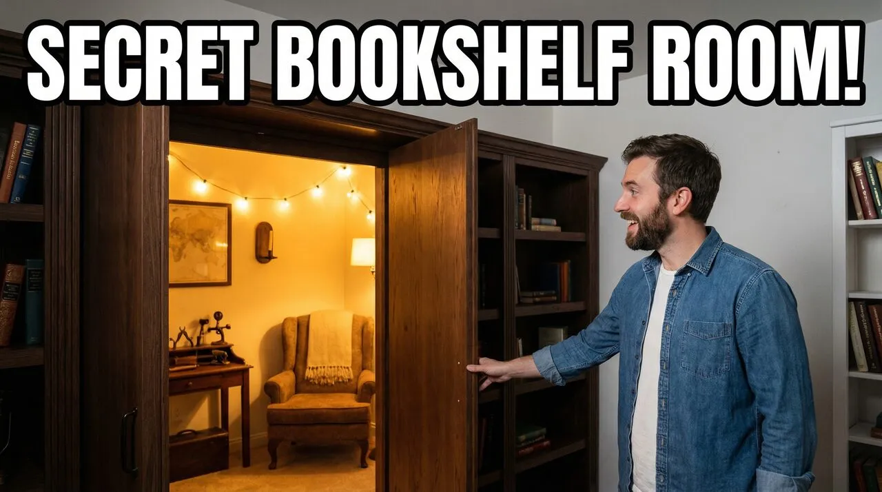 I Built a Secret Room Behind My Bookshelf