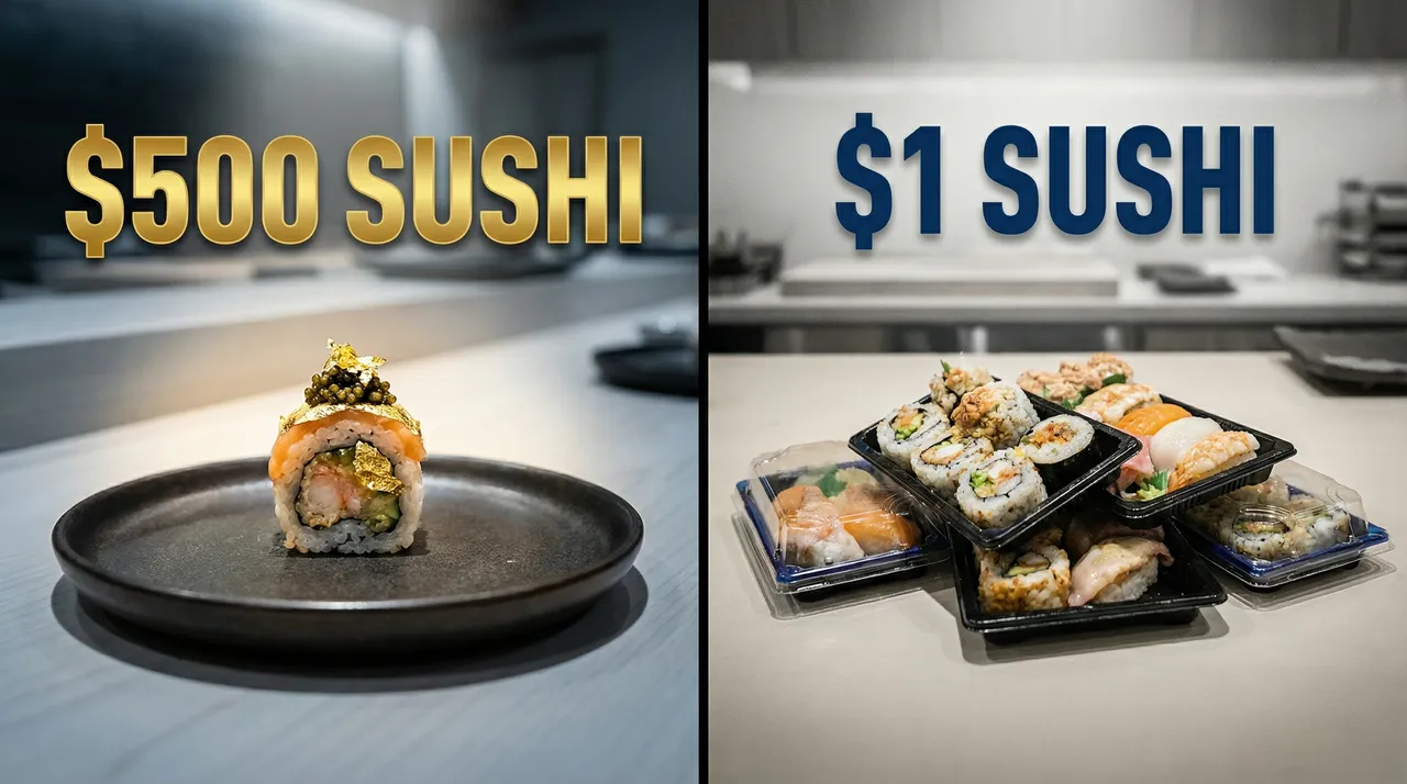 $1 vs $500 Sushi — Can You Taste the Difference?